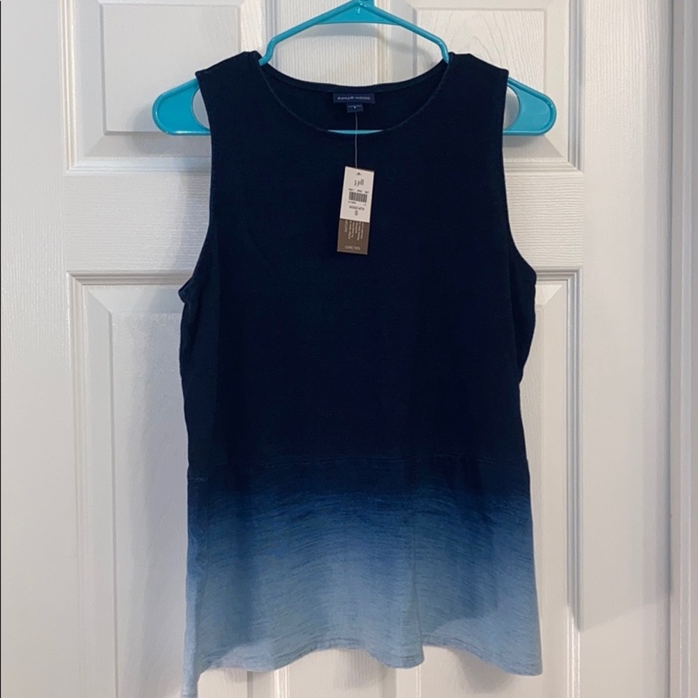 J.Jill blue ombré tank top